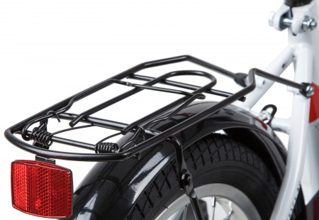 NOVATRACK ASTRA 16" (2020) (Велосипед NOVATRACK 16" ASTRA белый, тормоз нож, крылья, багажник, полная защ.цепи)