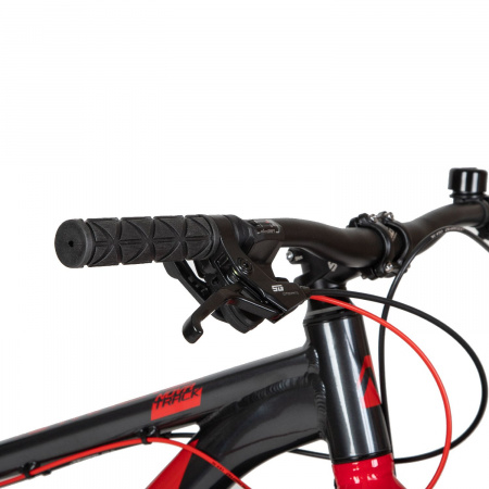 Велосипед Novatrack Suv Fatbike 24" (2022) (Велосипед NOVATRACK FATBIKE 24" SUV алюм.рама 13, графит., 7-скор, TY200/TS38, диск.торм.STG)