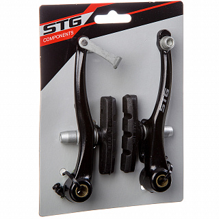 Тормоз V-brake STG 721ADX-BK передний 60 мм - фото