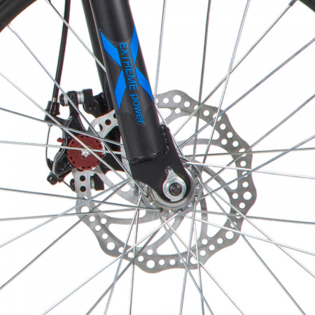 NOVATRACK EXTREME Disc 20" (2020) (Велосипед NOVATRACK 20" EXTREME, оранжевый, алюм., 7 скор., Shimano/MICROSHIFT DISC)