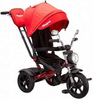 Велосипед трехколесный Chopper CH1-2 с ручкой управления - фото