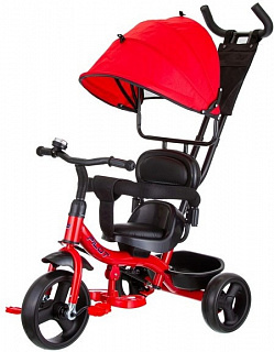 Велосипед трехколесный Pilot PTA1, с ручкой управления - фото