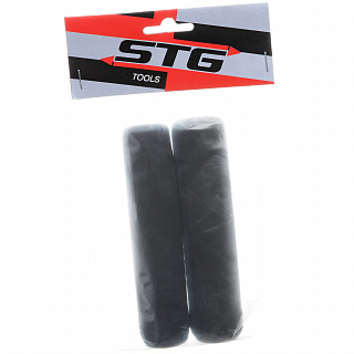 Грипсы STG, 130 мм, чёрные - фото