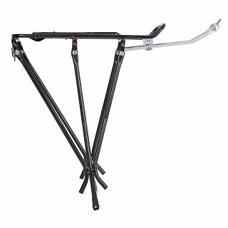 Багажник модель STG HS-H019, диск. тормоз, алюминий, черный - фото