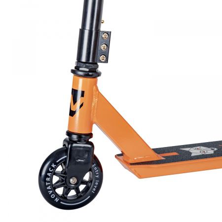 Самокат NOVATRACK WOLF 110 Plastic EL (2019) (Самокат для детей NOVATRACK WOLF'20, PU колеса с пластик.ободом плотностью 84A, abec7, зажи)