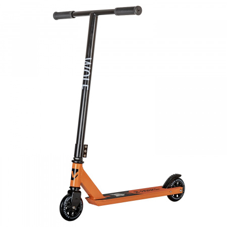Самокат NOVATRACK WOLF 110 Plastic EL (2019) (Самокат для детей NOVATRACK WOLF'20, PU колеса с пластик.ободом плотностью 84A, abec7, зажи)