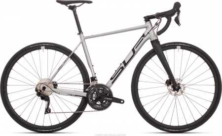 Велосипед Superior X-Road Issue (2024) (Велосипед Superior X-ROAD Issue Disc 700Cx58cm(XL) хром/черный 2024, 801.2023.28003)